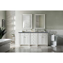 Bright White / Charcoal Soapstone - 3 Faucet Holes