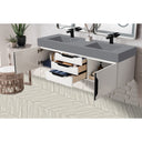 Glossy White / Matte Black / Dusk Grey Glossy - 1 Faucet Hole