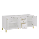Glossy White / No Countertop