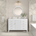 Bright White / White Zeus - 1 Faucet Hole