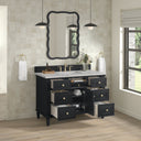 Black Onyx / Eternal Jasmine Pearl - 3 Faucet Holes