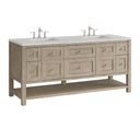 Whitewashed Oak / Eternal Jasmine Pearl - 3 Faucet Holes
