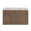 Whitewashed Walnut / Carrara White - 3 Faucet Holes