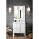 Glossy White / White Zeus - 1 Faucet Hole