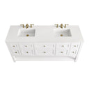 Bright White / White Zeus - 3 Faucet Holes