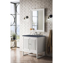 Glossy White / Charcoal Soapstone - 3 Faucet Holes