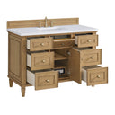 Light Natural Oak / White Zeus - 3 Faucet Holes