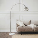 Everren Aglow 77.38" Height Floor Lamp - Brushed Nickel