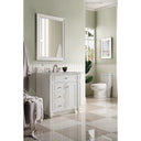 Bright White / Victorian Silver - 3 Faucet Holes