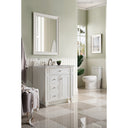 Bright White / Victorian Silver - 3 Faucet Holes