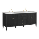 Carbon Oak / Victorian Silver - 3 Faucet Holes