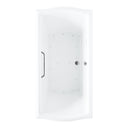 Toto Acrylic Airbath Clayton 6636 Cotton CP Grab Bar R Blower