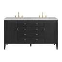Carbon Oak / Eternal Jasmine Pearl - 3 Faucet Holes