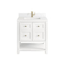 Bright White / White Zeus - 1 Faucet Hole