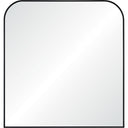 Renwil Luka 40" Tall Irregular Wall Mirror - Black