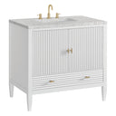 Bright White / Eternal Jasmine Pearl - 3 Faucet Holes