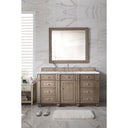 Whitewashed Walnut / Carrara White - 3 Faucet Holes