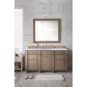 Whitewashed Walnut / Carrara White - 3 Faucet Holes