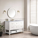 Bright White / Carrara White - 3 Faucet Holes