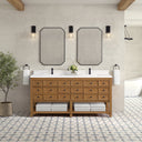 Amber Birch / White Zeus - 1 Faucet Hole