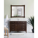 Burnished Mahogany / White Zeus - 1 Faucet Hole