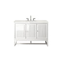 Glossy White / Eternal Jasmine Pearl - 3 Faucet Holes