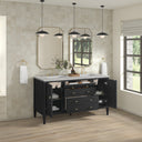 Carbon Oak / Eternal Jasmine Pearl - 3 Faucet Holes