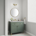 Smokey Celadon / Victorian Silver - 3 Faucet Holes