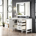 Glossy White / Victorian Silver - 3 Faucet Holes