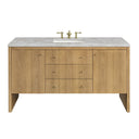 Light Natural Oak / Victorian Silver - 3 Faucet Holes