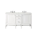 Glossy White / Eternal Jasmine Pearl - 3 Faucet Holes