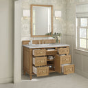 Light Natural Oak / Victorian Silver - 3 Faucet Holes