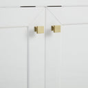 Glossy White / Victorian Silver - 3 Faucet Holes