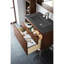 Mid-Century Walnut / Charcoal Black - 1 Faucet Hole