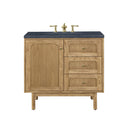 Light Natural Oak / Charcoal Soapstone - 3 Faucet Holes