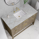 Pebble Oak / Victorian Silver - 3 Faucet Holes