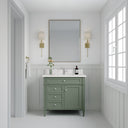Smokey Celadon / White Zeus - 1 Faucet Hole