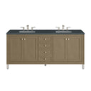 Walnut Whisper / Charcoal Soapstone - 3 Faucet Holes