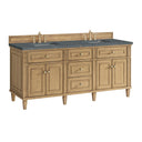 Light Natural Oak / Parisien Bleu - 3 Faucet Holes