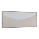 Renwil Bobier 60" Wide Wall Art with Wood Frame - Cream
