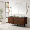 Mid-Century Walnut / Parisien Bleu - 3 Faucet Holes