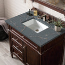 Burnished Mahogany / Parisien Bleu - 3 Faucet Holes
