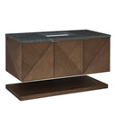 Chestnut / Parisien Bleu - 3 Faucet Holes