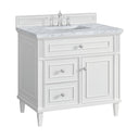 Bright White / Carrara White - 3 Faucet Holes