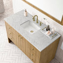 Light Natural Oak / Eternal Jasmine Pearl - 3 Faucet Holes