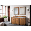 Saddle Brown / Carrara White - 3 Faucet Holes