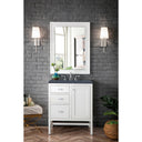 Glossy White / Charcoal Soapstone - 3 Faucet Holes