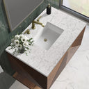 Chestnut / Eternal Jasmine Pearl - 3 Faucet Holes