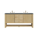 Sunwashed Oak / Parisien Bleu - 3 Faucet Holes