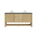 Sunwashed Oak / Parisien Bleu - 3 Faucet Holes